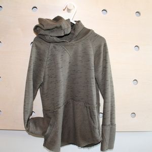 Distressed Hooded Sweatshirt